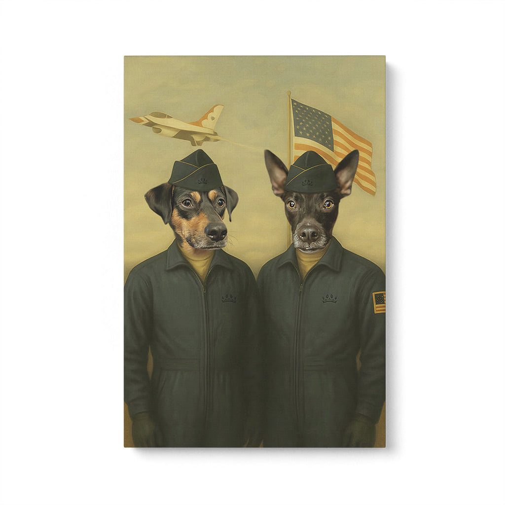 The US Air Men - Custom Pet Canvas