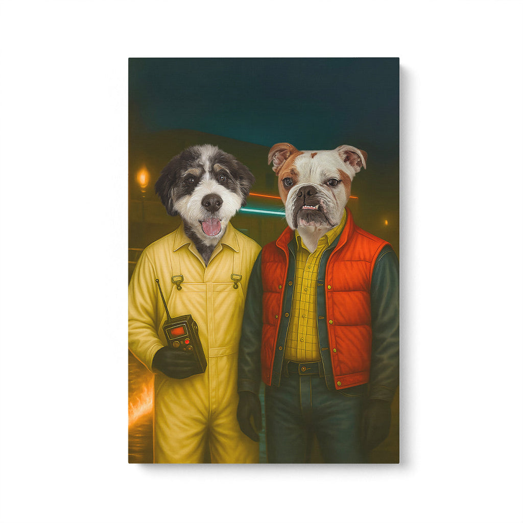 Marty and Doc - Custom Pet Canvas