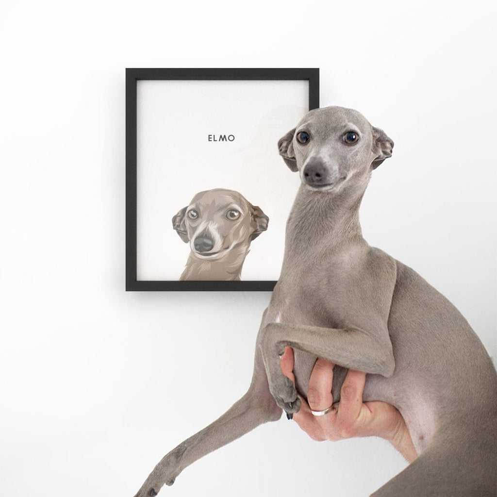 Modern Pet Portrait -not just dog