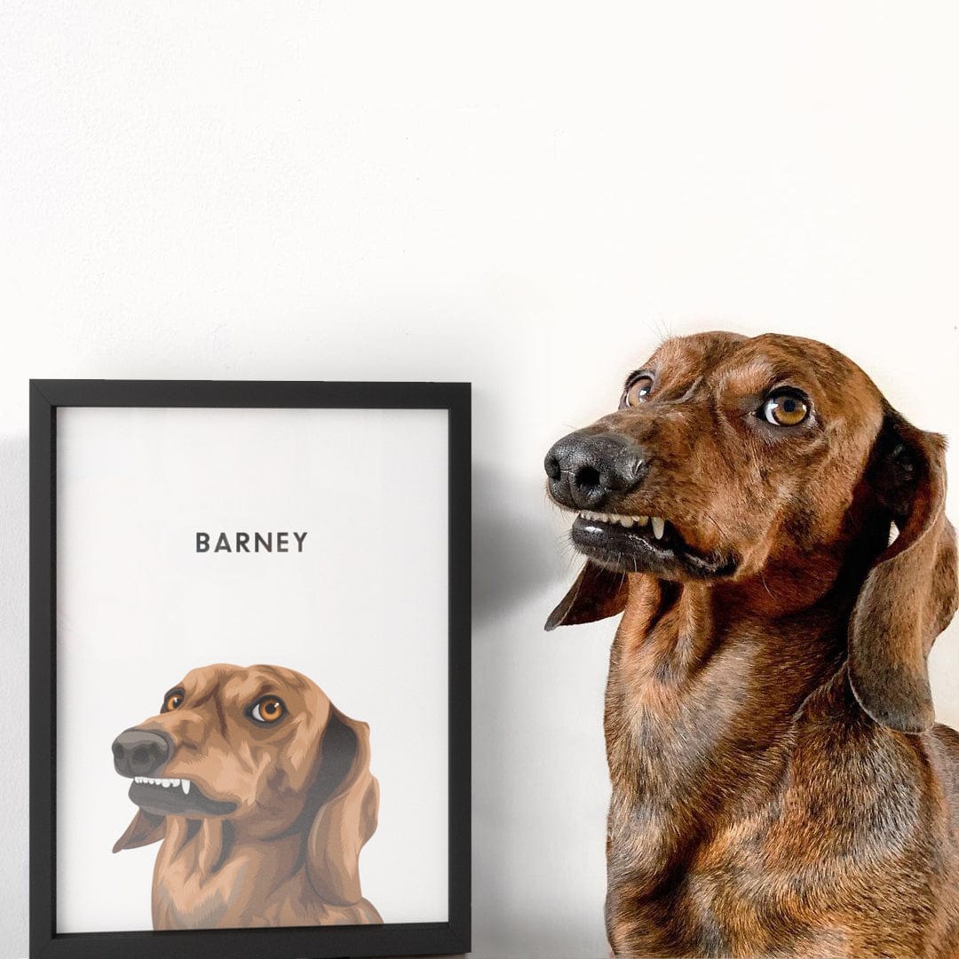 Modern Pet Portrait -not just dog