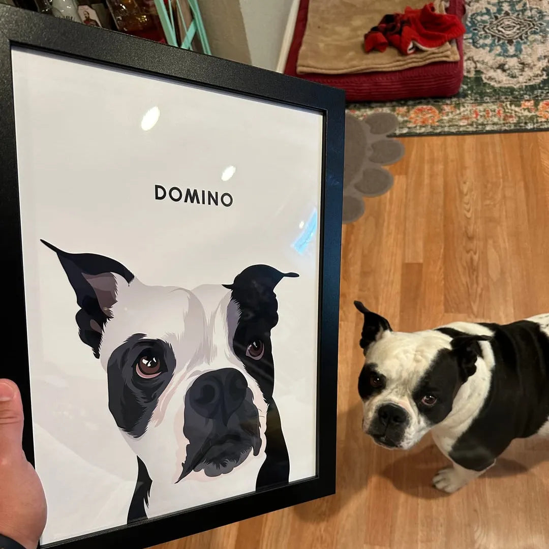 Modern Pet Portrait -not just dog