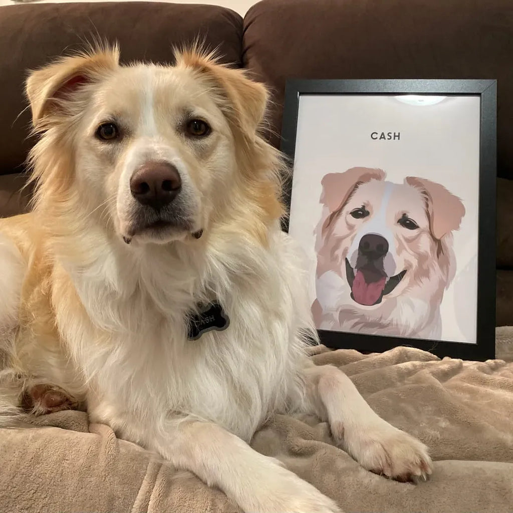 Modern Pet Portrait -not just dog