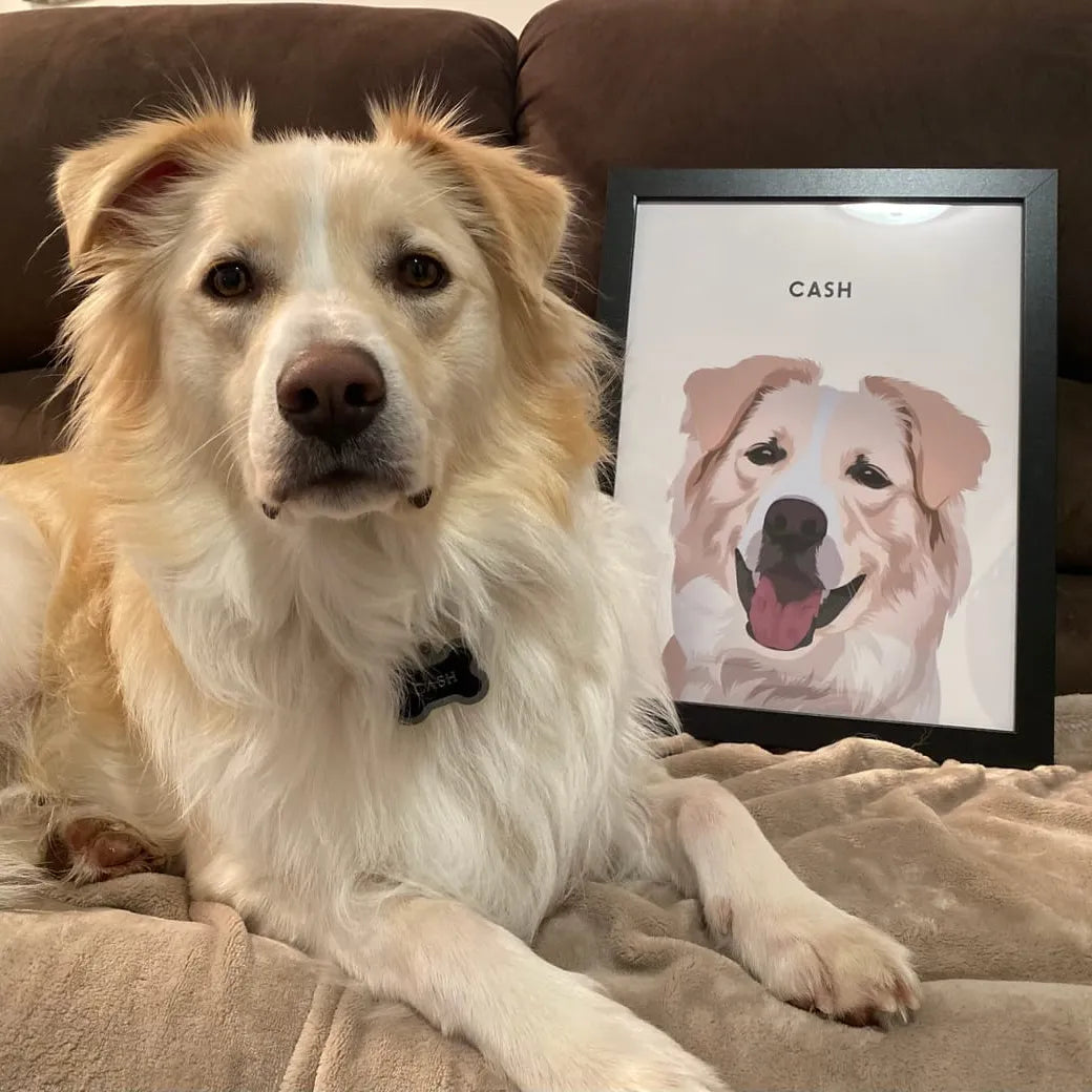Modern Pet Portrait -not just dog
