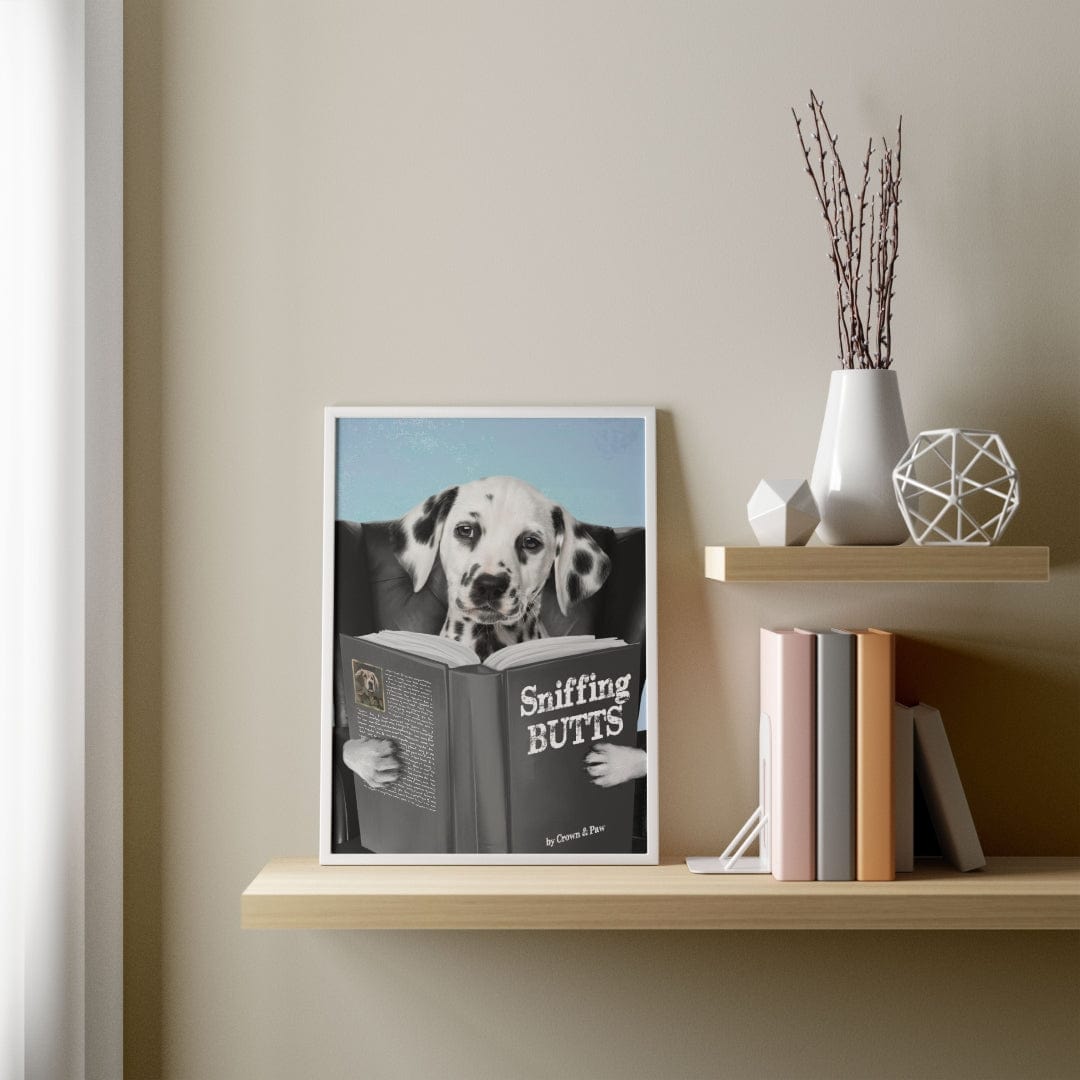 Pet Reading a Book-Custom Pet Poster