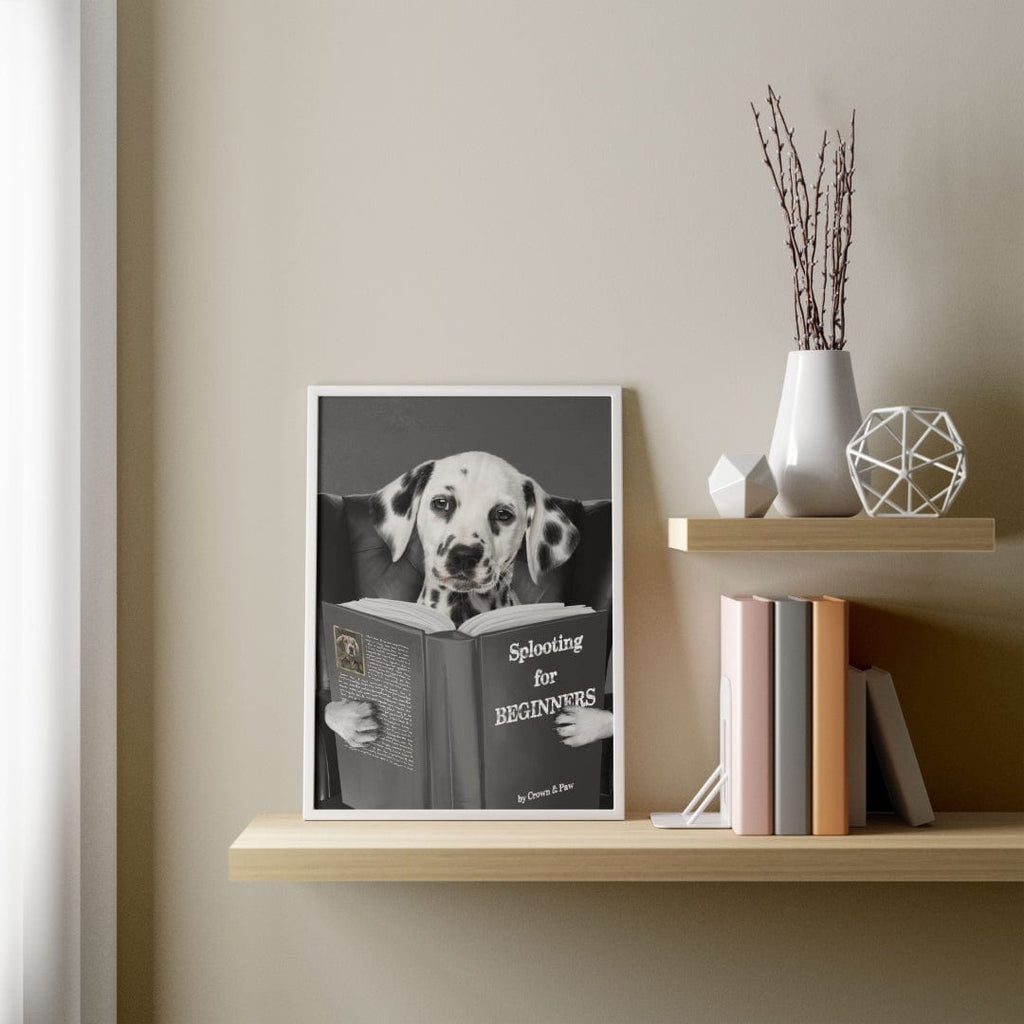 Pet Reading a Book-Custom Pet Poster