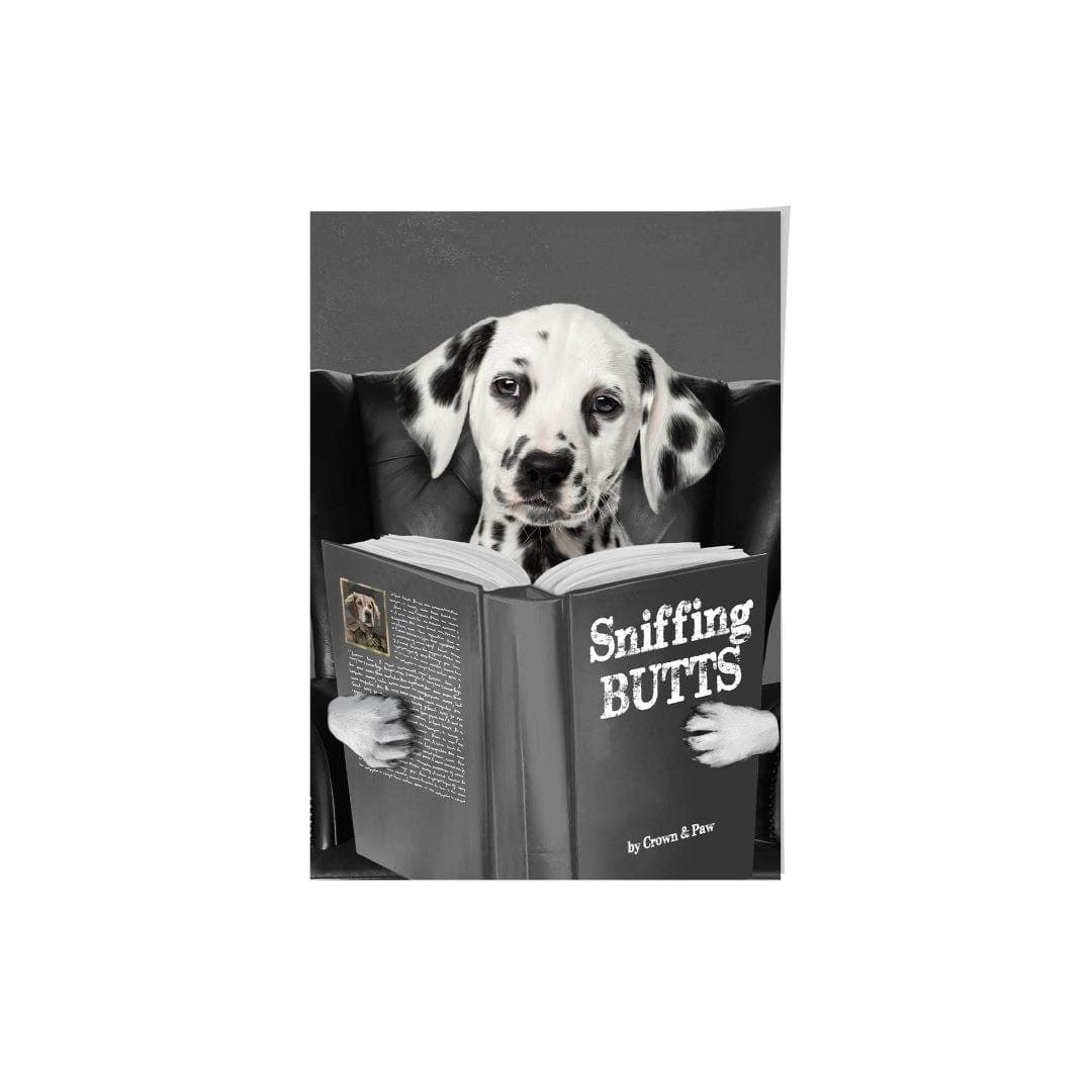 Pet Reading a Book-Custom Pet Poster