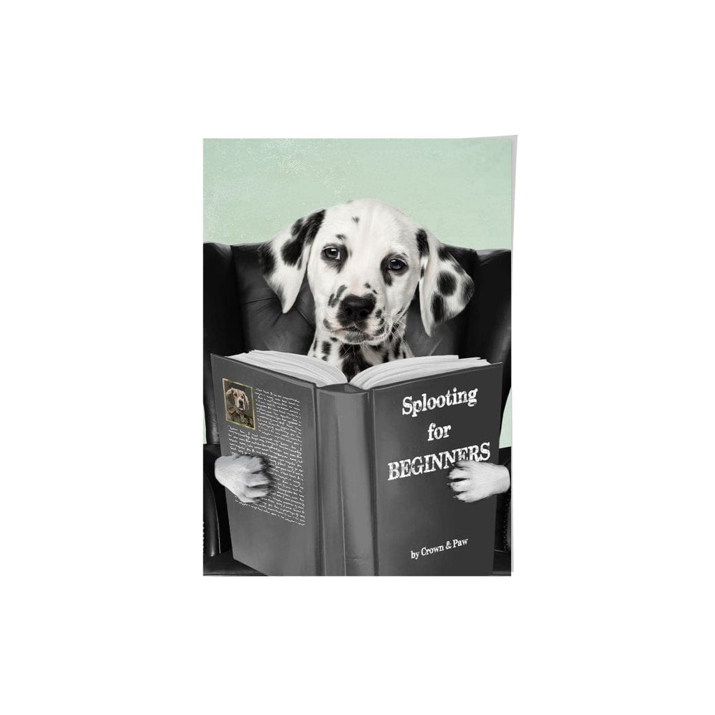 Pet Reading a Book-Custom Pet Poster