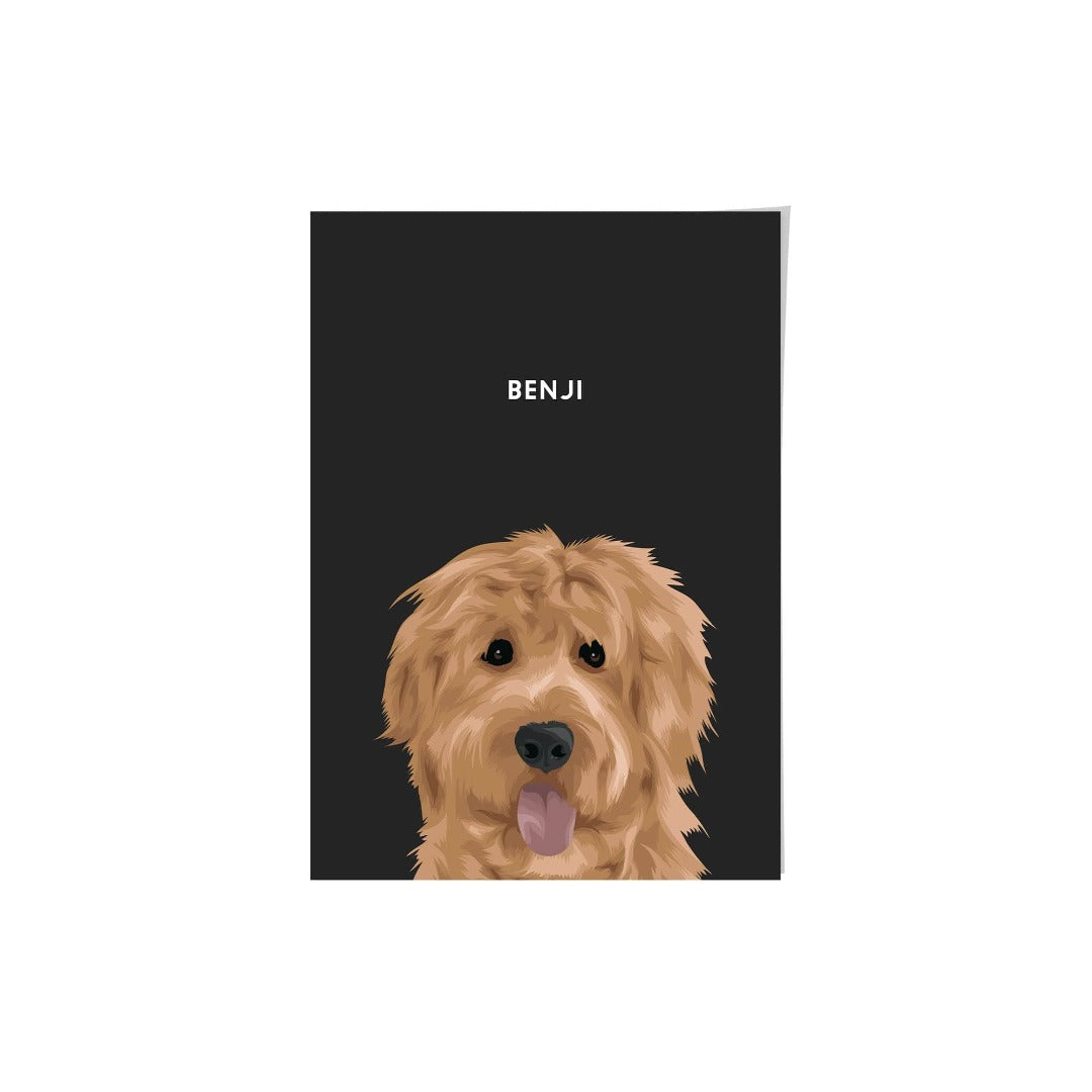 Modern Pet Portrait -not just dog