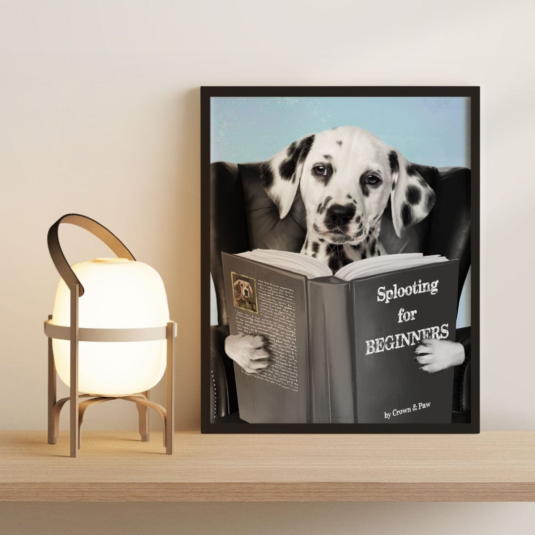 Pet Reading a Book-Custom Pet Poster