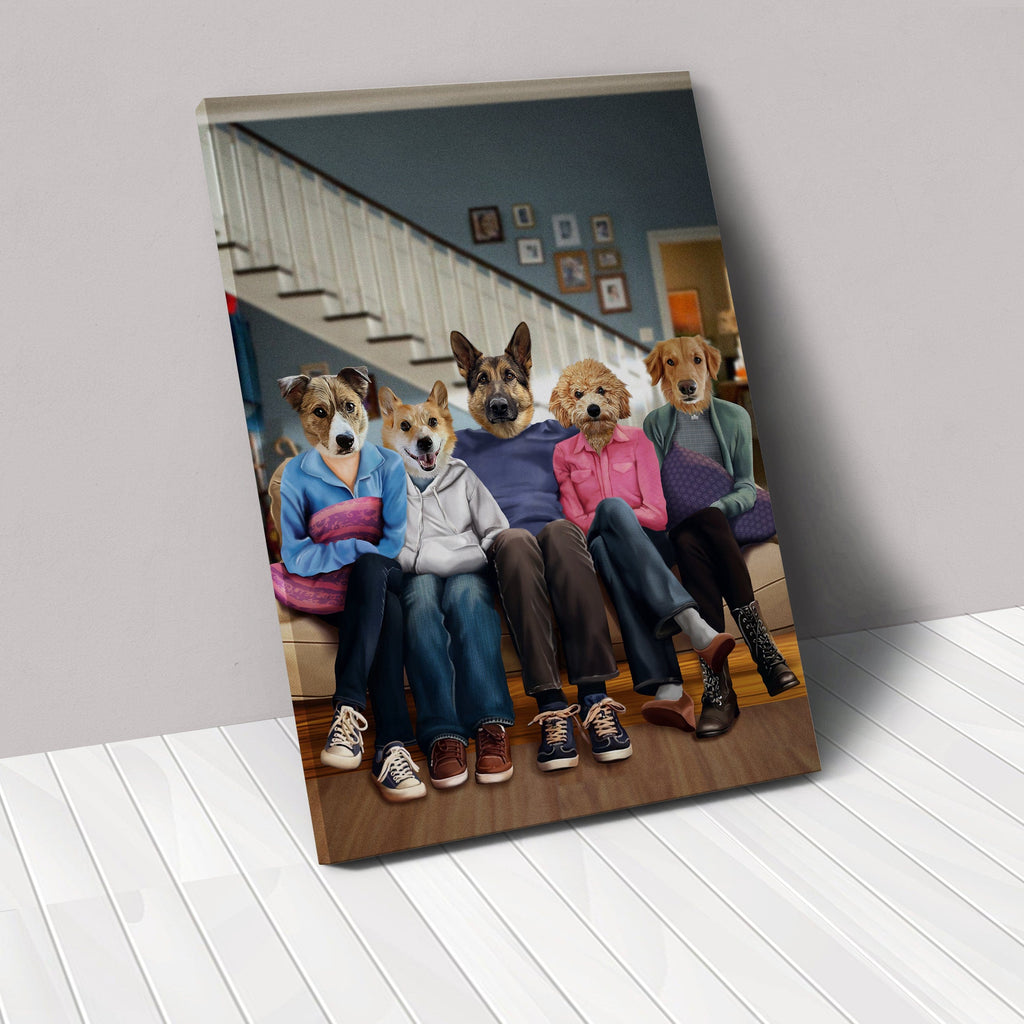 The Happy Family - Custom Pet Canvas