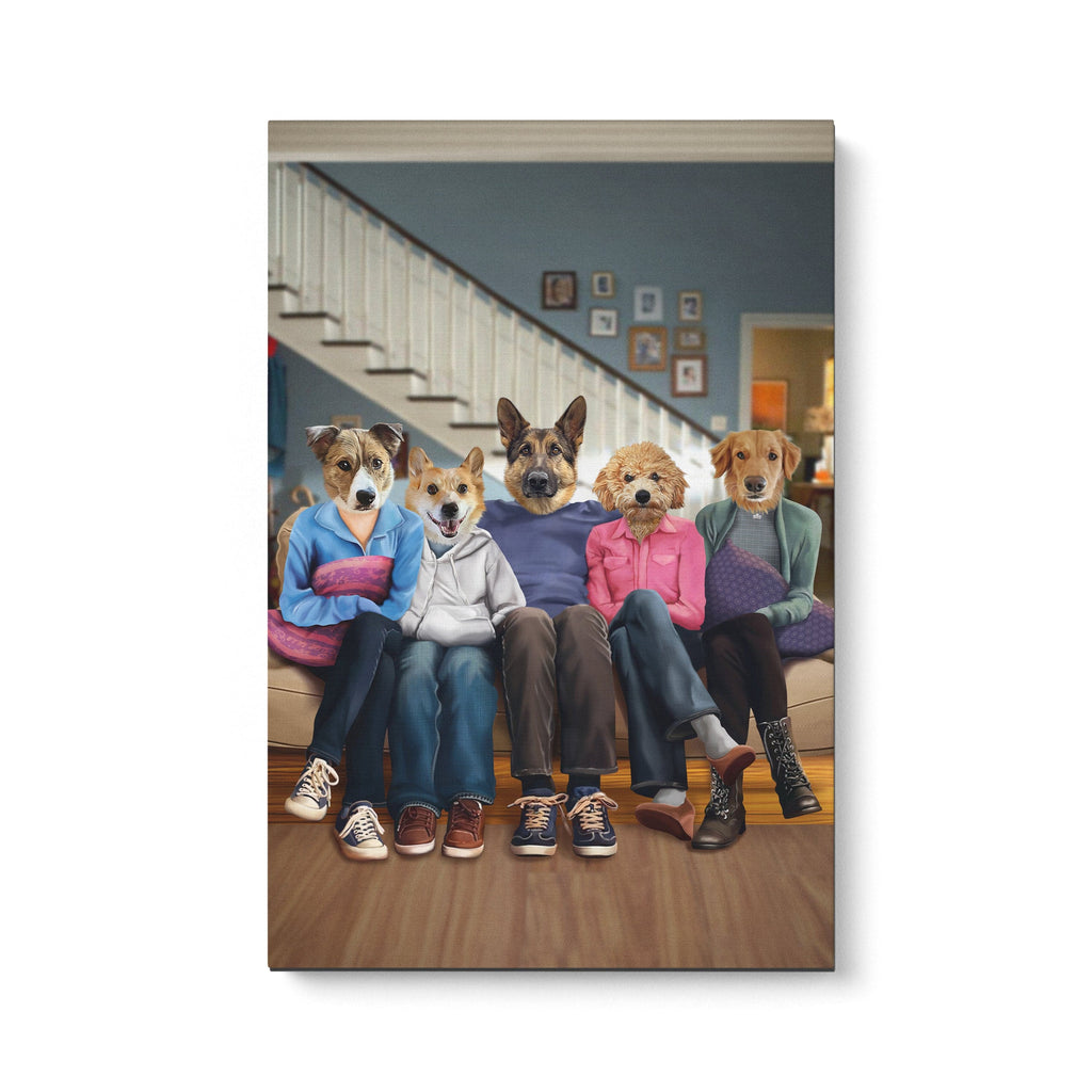 The Happy Family - Custom Pet Canvas