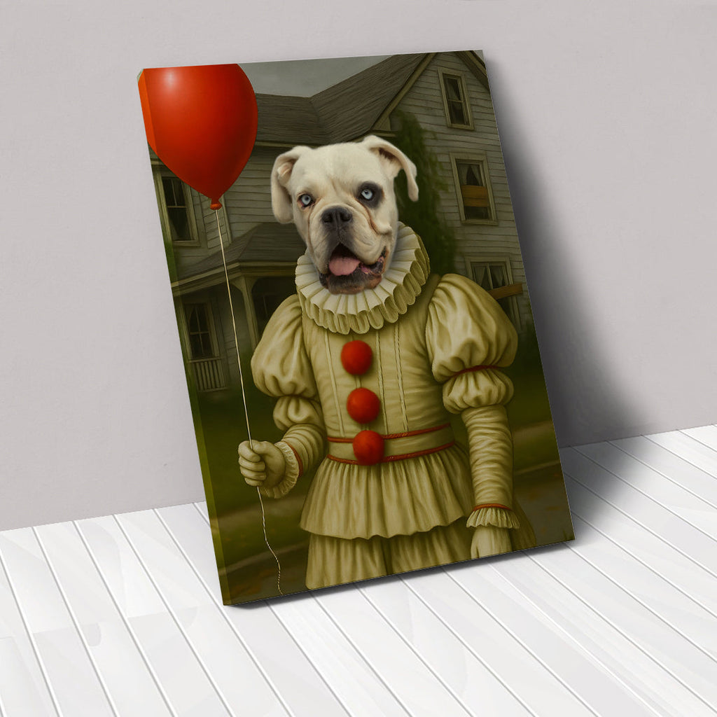 The Dancing Clown - Custom Pet Canvas
