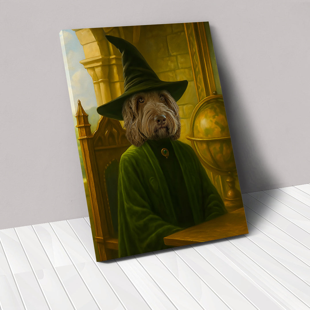 The Female Warlock - Custom Pet Canvas