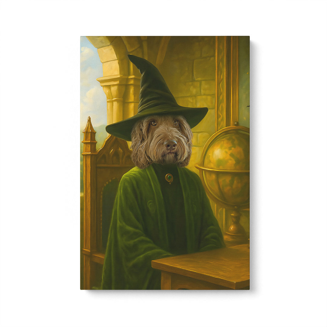 The Female Warlock - Custom Pet Canvas
