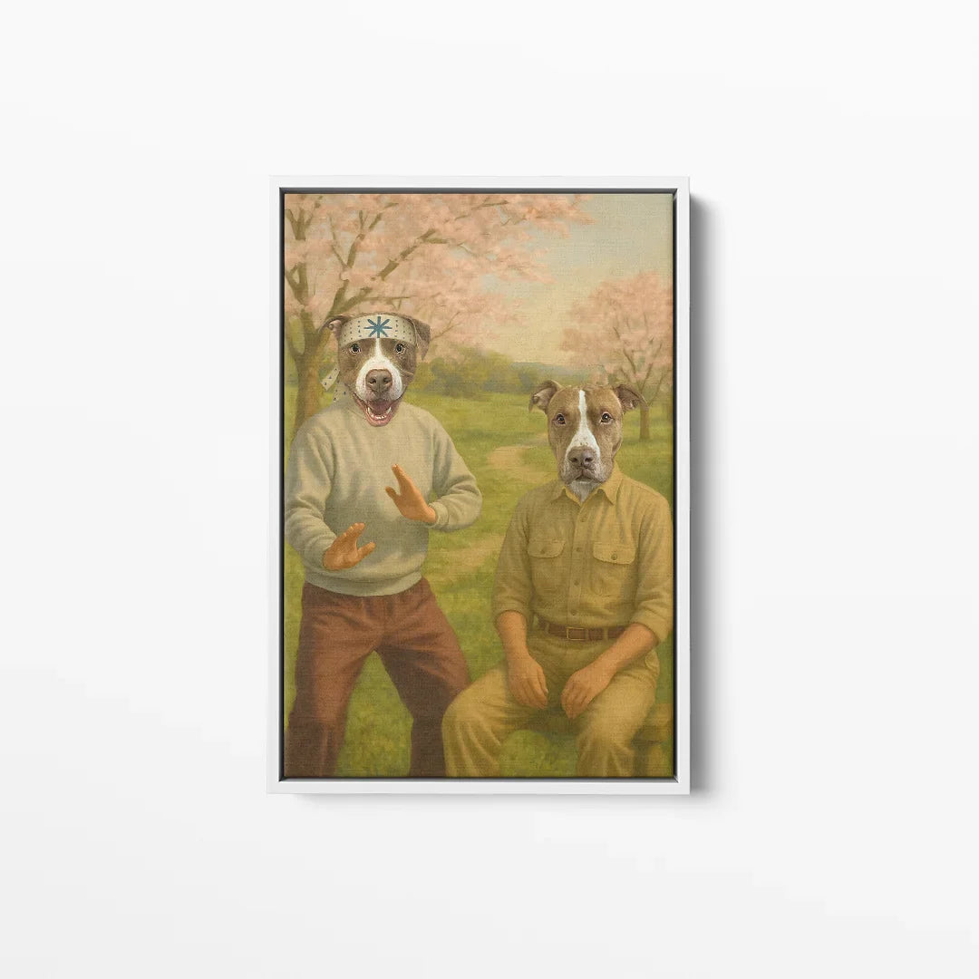 The Karate Duo - Custom Pet Canvas