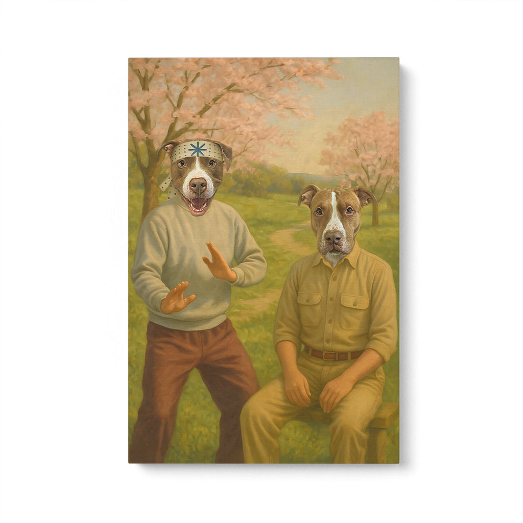 The Karate Duo - Custom Pet Canvas
