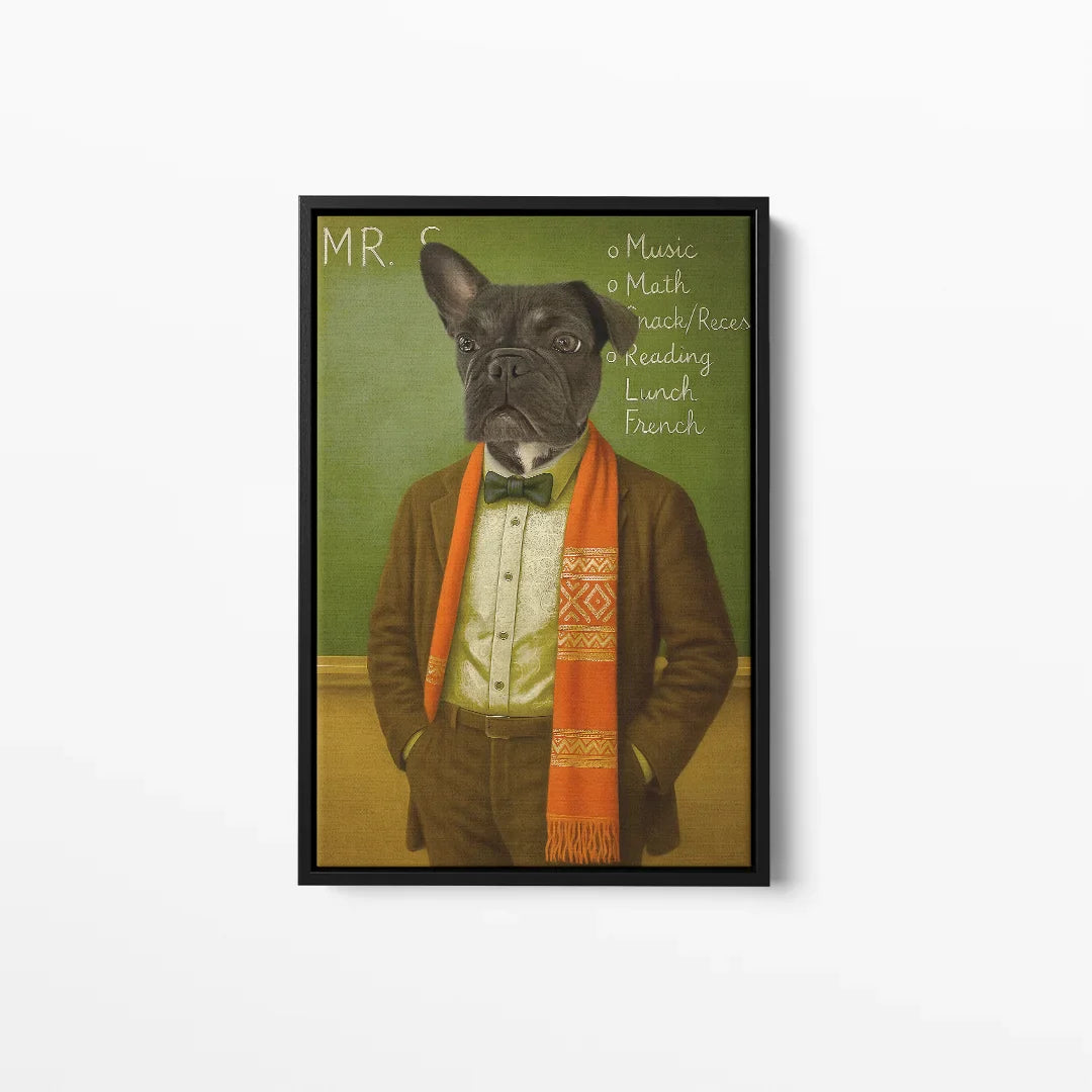 The Rock Teacher - Custom Pet Canvas