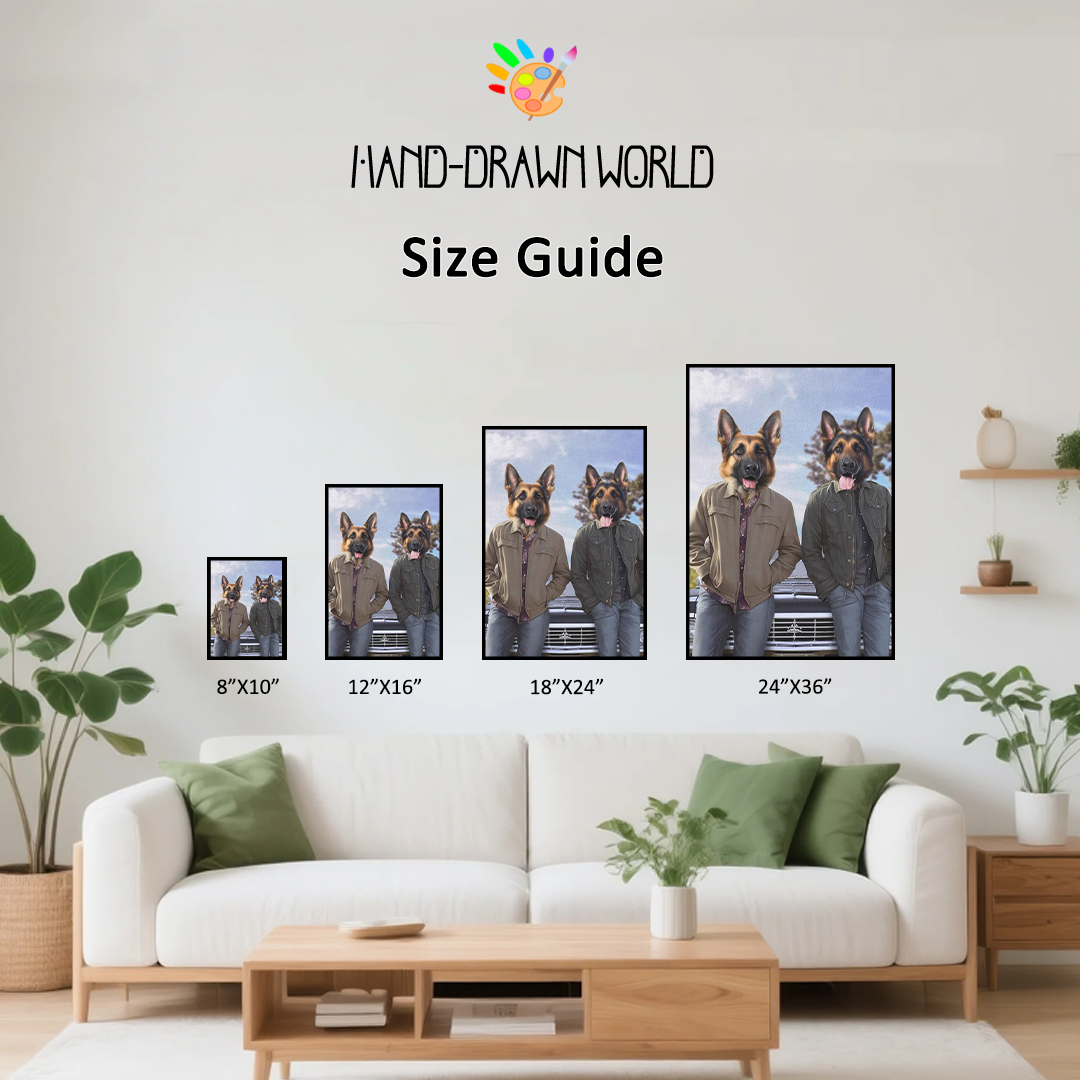 The Winchesters - Custom Pet Canvas