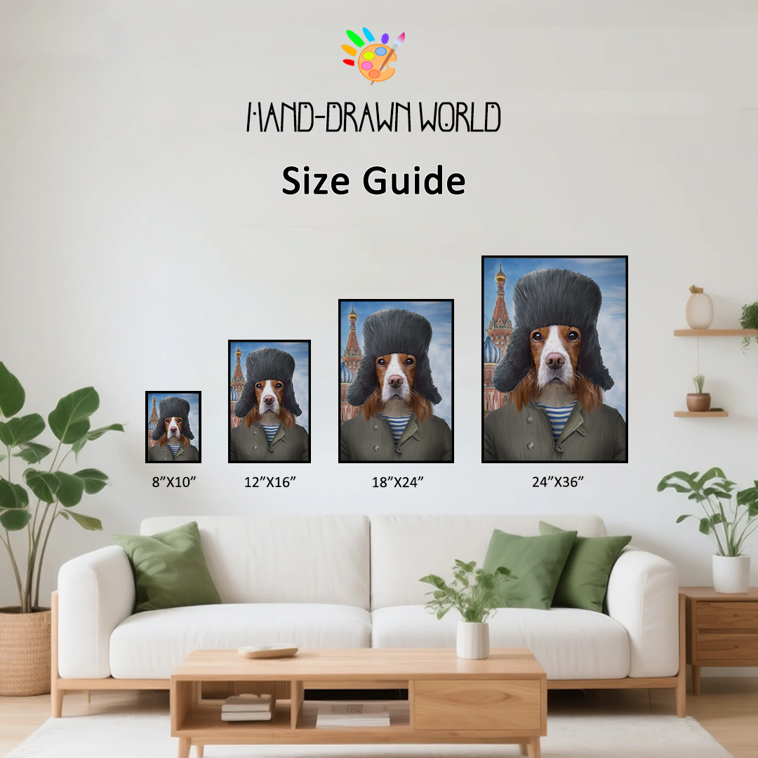 The Russian - Custom Pet Canvas