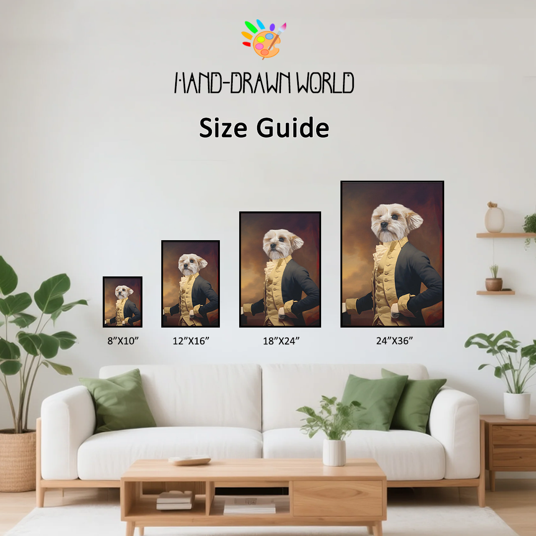 The pet Hamilton - Custom Pet Canvas